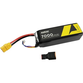 AMEWI Trade e.K. Batéria Li-Pol 3S 11,1V 7000 mAh 50C XT90 + adaptér XT90/T-Dean