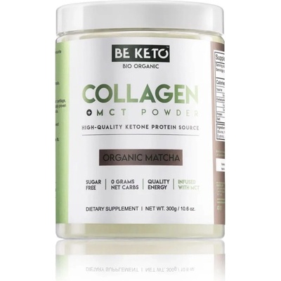 BeKeto Kolagén MCT Organic Matcha prášok 300 g