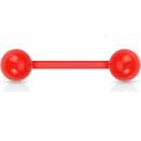 Šperky4U piercing do jazyka akrylát PJ01204-R