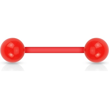 Šperky4U piercing do jazyka akrylát PJ01204-R