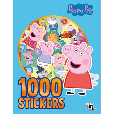 1000 samolepek v sešitu Prasátko Peppa