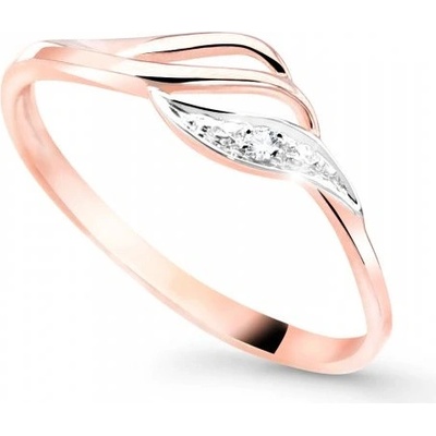 Zodiax Zlatý dámský prsten červené zlato 1683