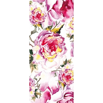 Preinterier DV0087 Fototapeta na stenu Kreslené kvety vlies 91cm x 211cm