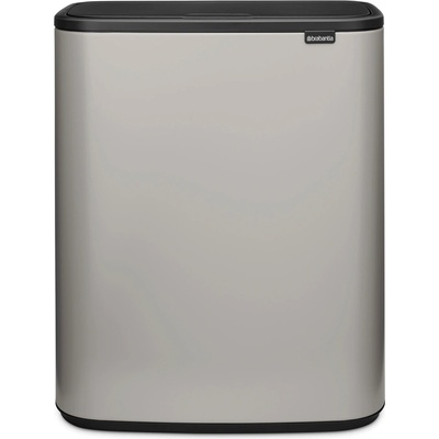 Brabantia Кош за смет Brabantia Bo Touch 60L, Soft Grey