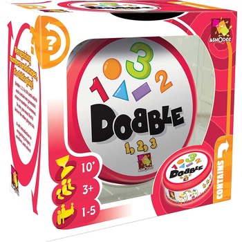 Asmodee Настолна игра Dobble: 1, 2, 3 - детска