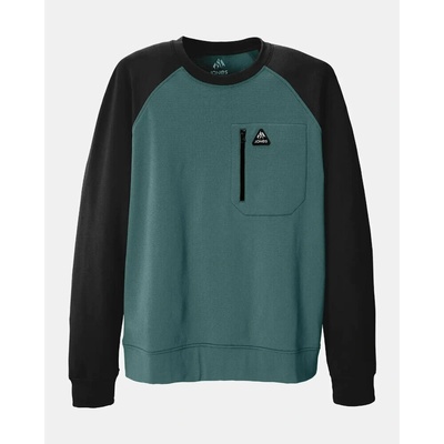 mikina JONES Flagship Recycled Grid ATLANTIC BLUE velikost oblečení M