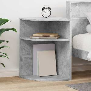 vidaXL Крайна масичка Циментено сиво 39, 7 x 39, 7 x 60 см (891133)