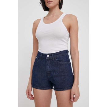 Pepe Jeans Дънков къс панталон Pepe Jeans A-LINE SHORT HW в черно PL031530 PL031530 (PL801111CT8)