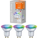 Ledvance Smart+ WIFI Sada LED světelných zdrojů, 4,9 W, 350 lm, RGB, teplá–studená bílá, GU10, 3 ks