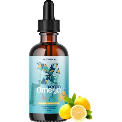 BrainMax Vegan Omega Kids, омега-3 за деца, 90 мл