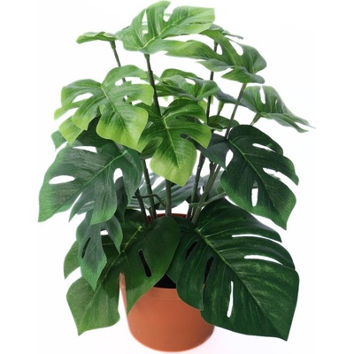 Umělá monstera v květináči, 27 cm – Zboží Mobilmania