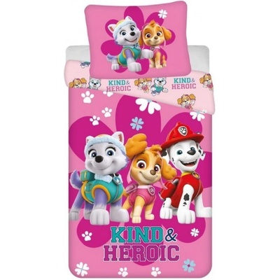 SpinMaster bavlna obliečky Tlapková patrola Paw Patrol ružové 100% bavlna 140x200 70x90