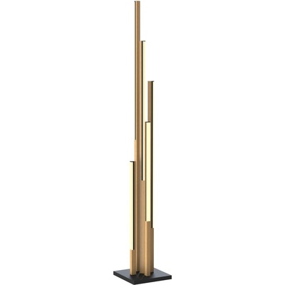 Zuma Line LED подова лампа ELIOT ML4980-5-3BMT 21W 3000K черно/дърво (003064-026737)