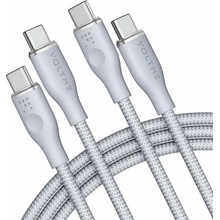 Voltme C2064 Powerlink Rugg USB-C/ USB-C, 1,8m, sivý