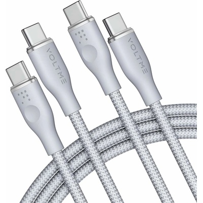 Voltme C2064 Powerlink Rugg USB-C/ USB-C, 1,8m, sivý