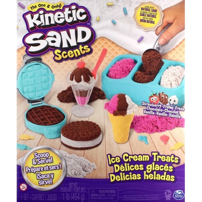 Spin Master Kinetic Sand Voňavé kopečkové zmrzliny 454 g – Zbozi.Blesk.cz