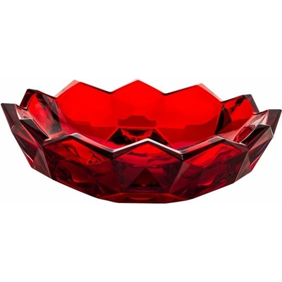 Crystal Bohemia KRIŠTÁĽOVÁ MISKA BOHEMIA LUNAR RED 330 mm