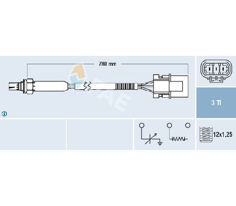 Lambda sonda FAE 77181