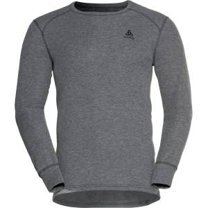 Odlo Синтетично термобельо Odlo Base Layer Top Crew Neck L/S Active Warm Eco Synthetic base layer - Odlo Steel Grey Melange - размер 3XL (014-1525-0317)