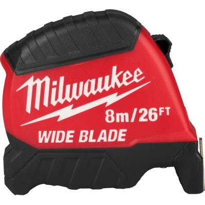 Milwaukee Metr, svinovací ŠIROKÁ PÁSKA II. 8M/26FT/35MM 4932499206
