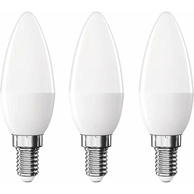 EMOS Classic sviečka, E14, 4,2 W 40 W, 470 lm, teplá biela – 3 ks 1525731237