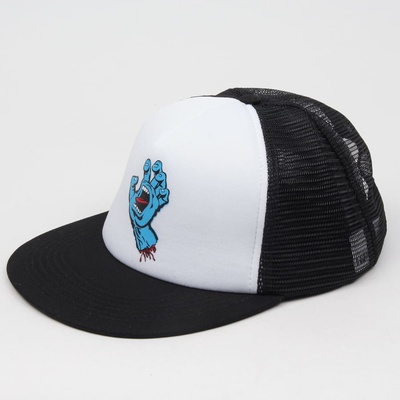 SANTA CRUZ Classic Hand Mesh Cap White/Black WHITE-BLACK