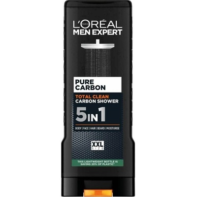 L'Oréal Paris Men Expert Pure Carbon Total Clean sprchový gél 5v1 400 ml