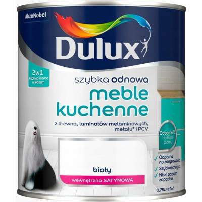 Barva barva na nábytek Dulux 0,75 l, bílá polomatná