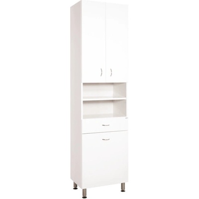 Kúpeľňová skrinka vysoká Keramia Pro 50x192x33,3 cm biela PROV50K