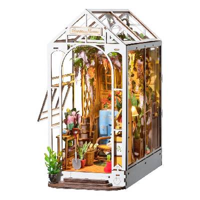 - LED Стопер за книги Градина къща 3D пъзел 2xAAA (DV0162)