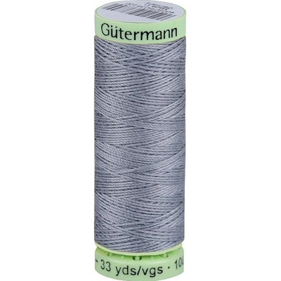 Polyesterové nitě Gütermann Jeans návin 30 m, střední, 064 modrošedá