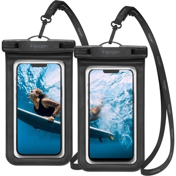 Spigen Комплект универсален водоустойчив калъф Spigen A601, 2бр. , черен (21371-0)
