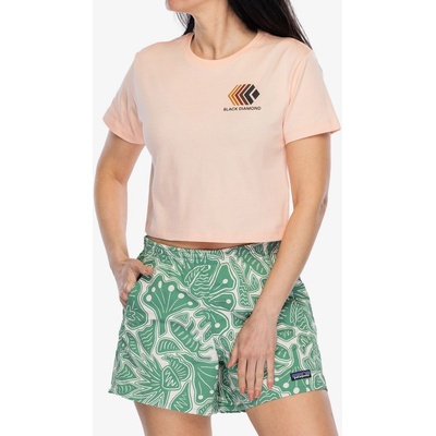 Black Diamond Faded Crop SS Tee alpine sunrise