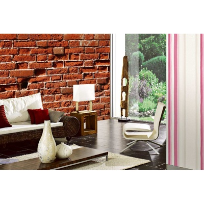 DIMEX ART Самозалепваща се флизелинова фототапета разрушена тухлена стена 375 x 250 см