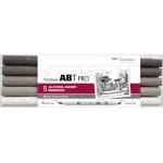 Tombow Маркер алкохолен ABT PRO Dual Brush 5P-3 Топъл сив (5) (ABTP-5P-3)