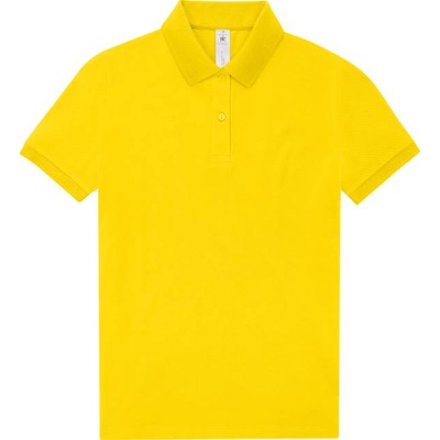 B&C Collection B&C MY POLO 210 / Дамска поло тениска от пике от тежък памук - меко жълто L (01W463x6103)