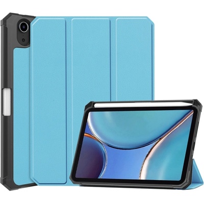 VSETKONAMOBIL 34245 LEATHER Zaklápací obal Apple iPad mini 6 2021 / mini 7 2024 svetlomodrý