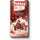 Čokolády Torras mléčná s lískovými oříšky 75 g