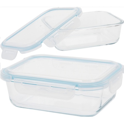 IGOTREND Skleněná kuchyňská dóza s víkem SIMPLE 1,48 l