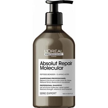 L'Oréal Professionnel Serie Expert Absolut Repair Molecular Shampoo Posilňujúci šampón na poškodené vlasy 500 ml
