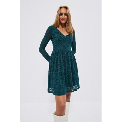 Moodo Зелена дантелена рокля за жени Moodo Moodo | Zelen | ЖЕНИ | XS