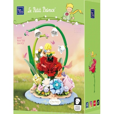 Pantasy Stavebnice - The Little Prince Rose Tale 18cm, 86337