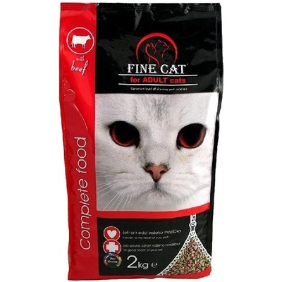 FINE CAT s hovězím 2 kg