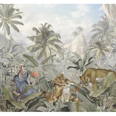 Komar Vliesová fototapeta Lví Král Mountains rozměry 300 x 280 cm