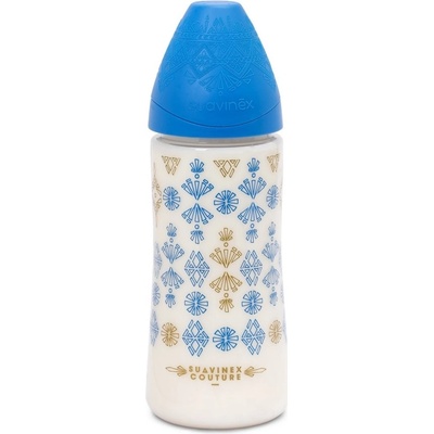 Suavinex Couture Láhev Dark Blue 360 ml