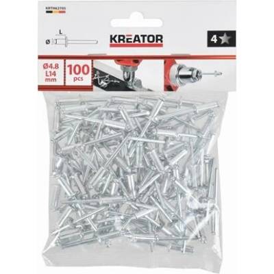 PowerPlus KRTH62705 - Trhací nýty 4,8x14mm 100ks – Hledejceny.cz