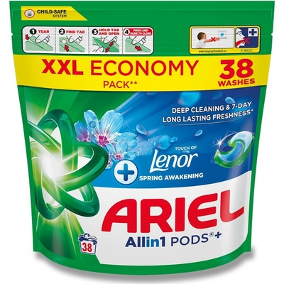 Ariel Allin1 Pods +Lenor prací kapsle 38 PD