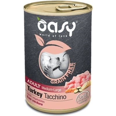 Oasy Grain Free Adult Medium/Large Turkey 400 g