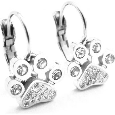 Steel Jewelry Náušnice tlapky z chirurgické oceli NS180485 dárkové balení zdarma