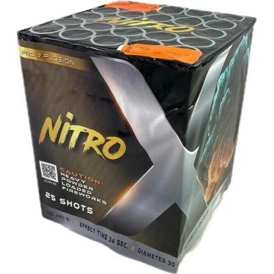 PyroMoravia Baterie 25 ran F2 NITRO baterie 25 ran D25S-F2S30G